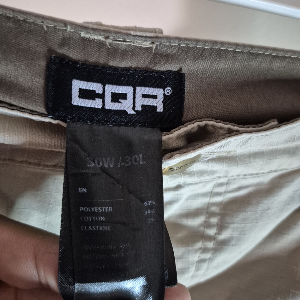 Men's Beige Tactical Pants - Picture 2 of 6